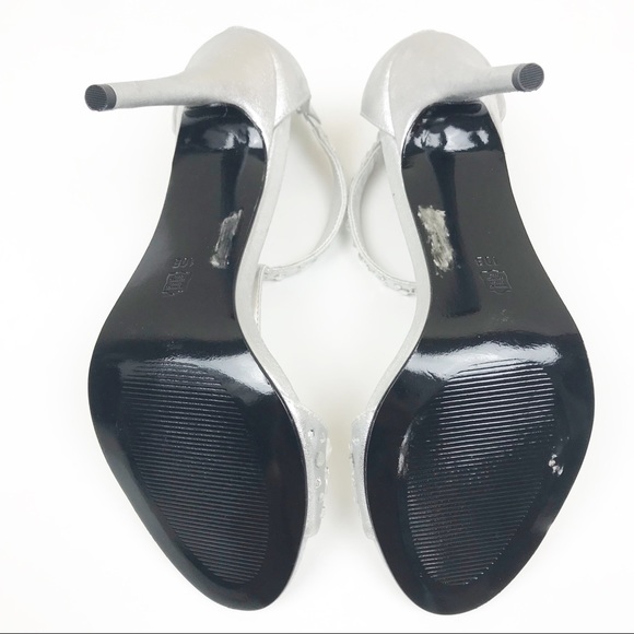 caparros silver heels